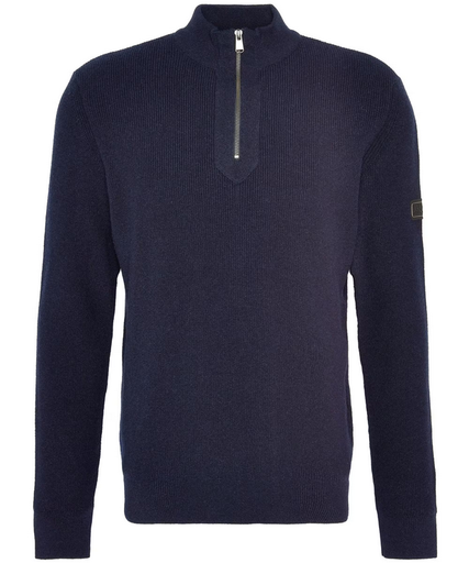 International Crawley Funnel Neck Jumper  Navy