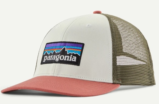 [38283-BCW-ALL] P-6 Logo LoPro Trucker Hat Birch White