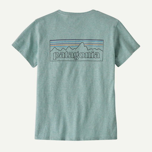 P-6 Logo Responsibili-Tee Dames P-6 Outline/Virtually Blue