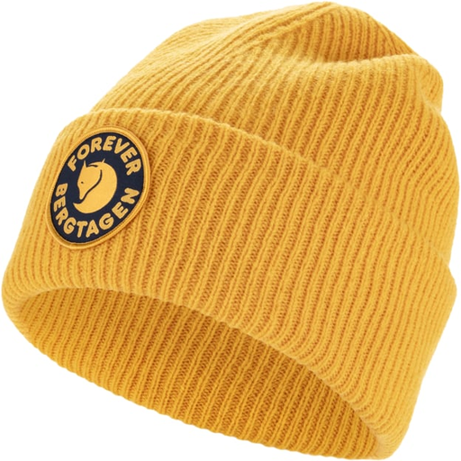 [F13100187 161] Bergtagen Forever Wool Beanie Mustard Yellow