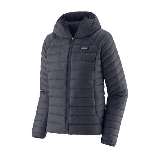Down Sweater Hoody Dames Smolder Blue
