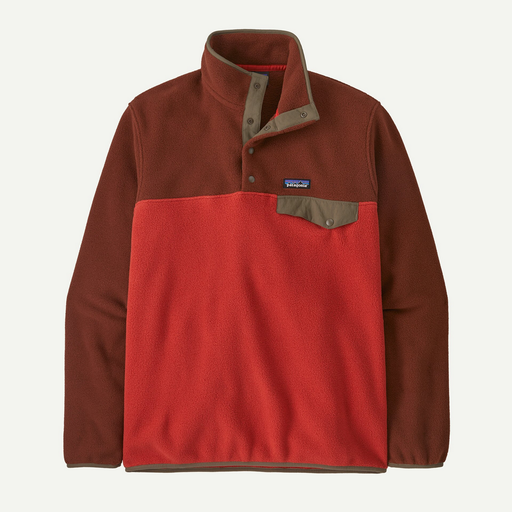 Men's Lightweight Synchilla Snap-T Fleece PullOver Amanita Red