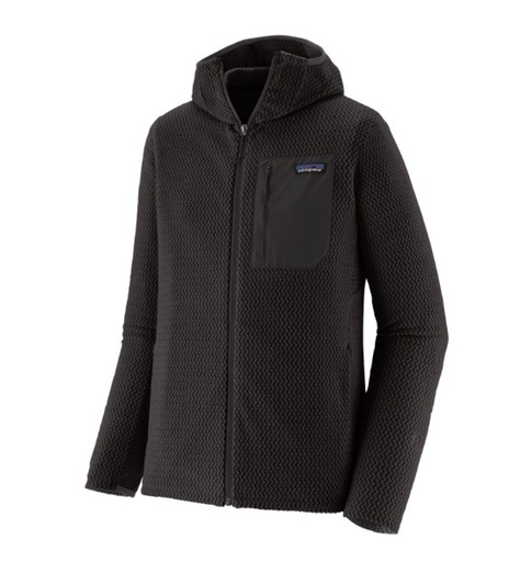 Men's R1 Air Full-Zip Hoody Black