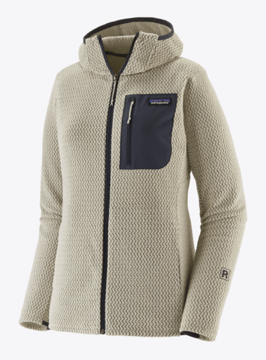 Women's R1 Air Full-Zip Hoody Wool White