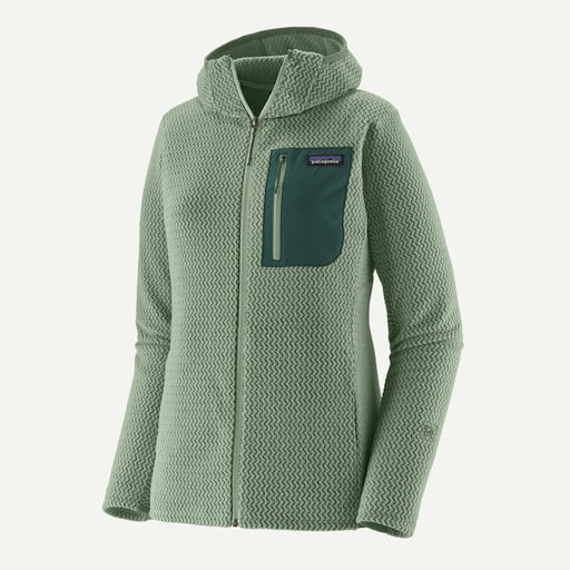 Women's R1 Air Full-Zip Hoody Ellwood Green