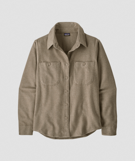 Women's Fjord Flannel Shirt Whole Weave/Seabird Grey