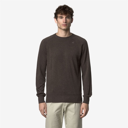 Sebas Wool Cashmere Brown Drum Mel