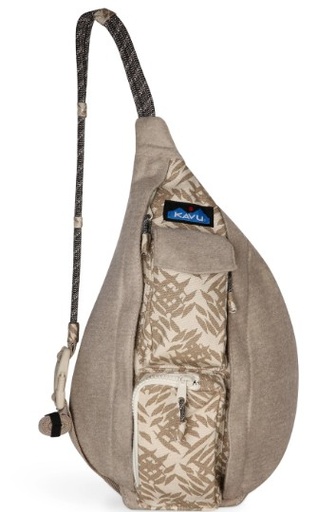 [9498-2668] Camp Cozy Mini Rope Bag Stone Hatch