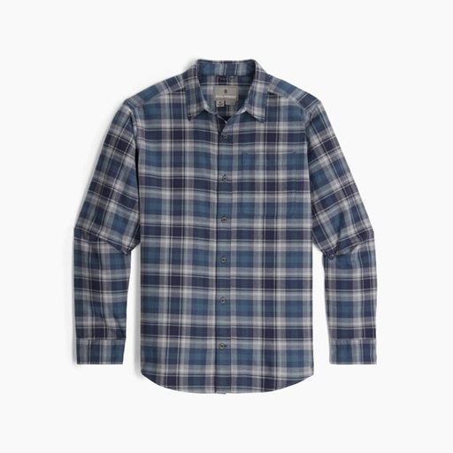 Lieback Organic Cotton Flannel L/S Heren Navy Dipsea Pld