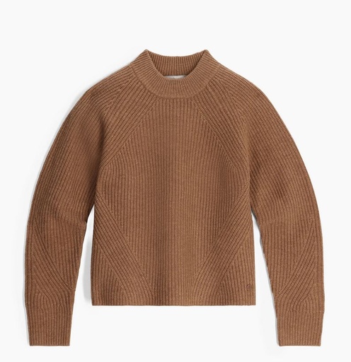 Rockcraft Mock Neck Dames Tawny Htr