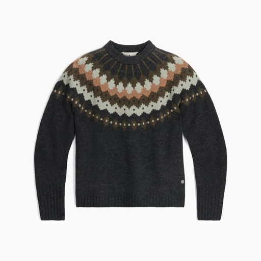 Rockcraft Wool Crew Dames Charcoal Htr Snowcreek Pt