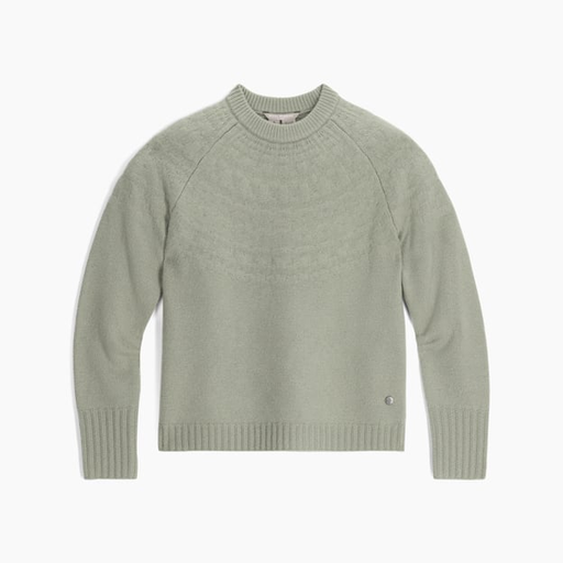 Rockcraft Wool Crew Dames Lt Sea Spray