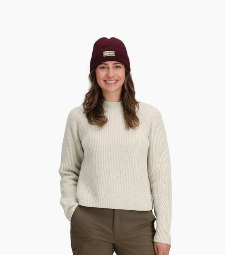 Rockcraft Mock Neck Dames Soapstone Htr