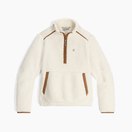  Palisades 1/2 Zip Dames Chalk