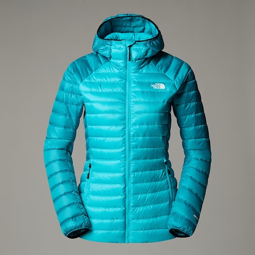 Women's Bettaforca Lt Down Hooded Jacket Galactic Blue/deep Teal
