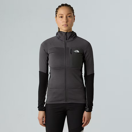 Women's Polartec Powergrid Stormgap Hoodie Anthracite Grey/TNF Black