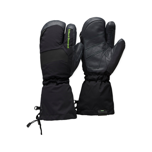 Alpine 3-Finger Mitts Black/Carbon