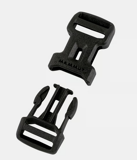 [2810-00720-0001-1020] Dual Adjust Side Squeeze Buckle 20mm Black II
