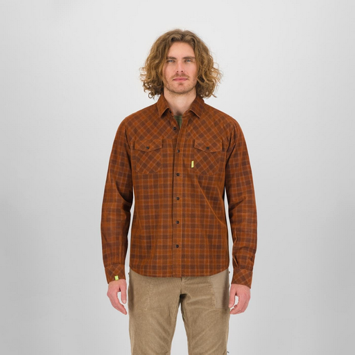 Men's Faina Shirt Mahogany/Carbon