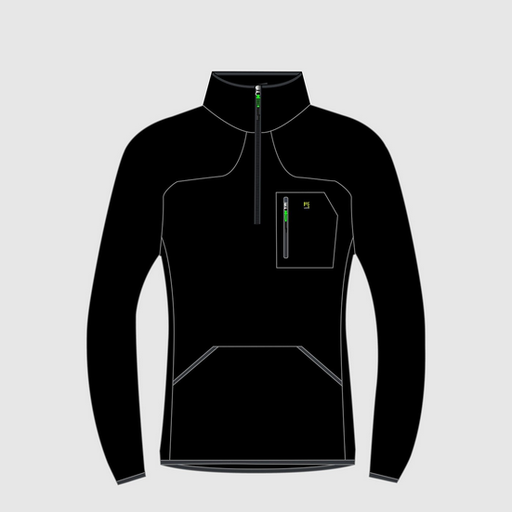 Men's Rocchetta Half Zip Fleece Black