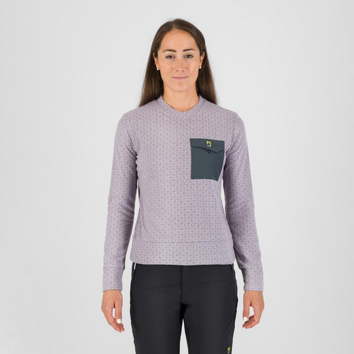 Women's Mesdi Crewneck Fleece Lavender/Woodl.gray