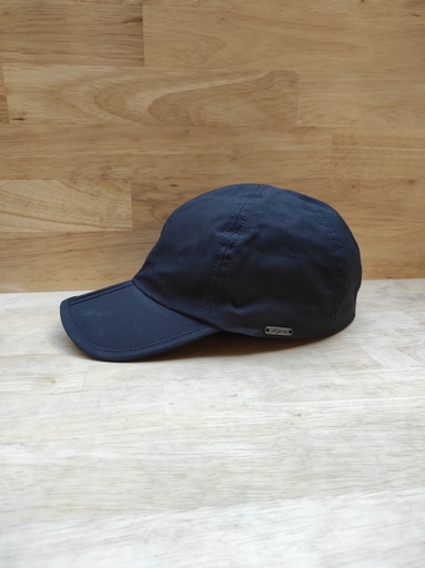 Baseball Cap with Earflap - 100% Cotton Navy