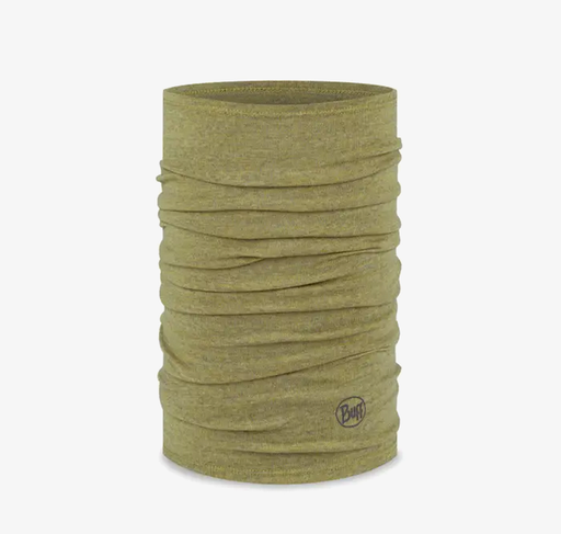 [113022858] Midweight Merino Wool Neckwarmer Melange Gingko