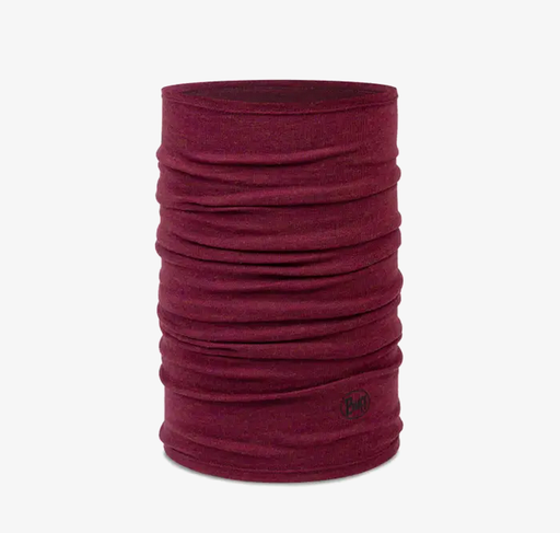 [113022422] Merino Midweight Nekwarmer Melange Tibetan Red