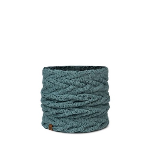 [123518770] Knitted & Fleece Nekwarmer Caryn Blue Glass