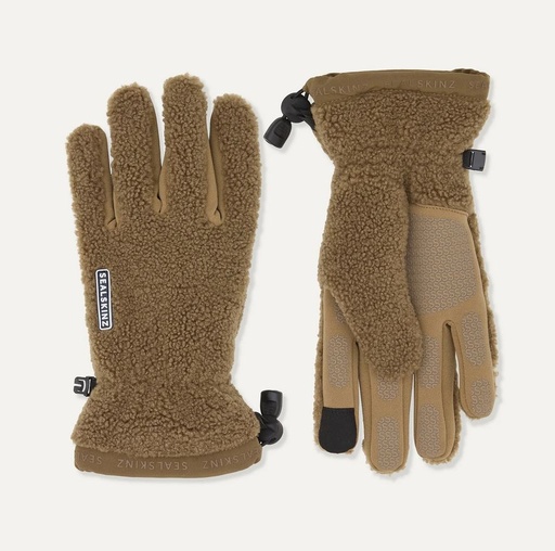 Hoveton - Waterproof Sherpa Fleece Glove Brown