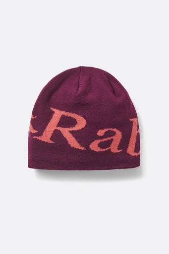 [QAB-39-MLH-ONE] Logo Beanie Mulberry/Hibiscus