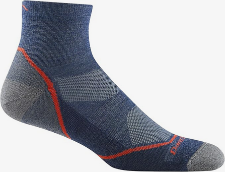 Men's Light Hiker 1/4 Lightweight With Cushion Denim