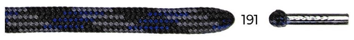 [3262B120191] Bergsport - 120 cm - Halfronde Veters Anthracite/Blauw