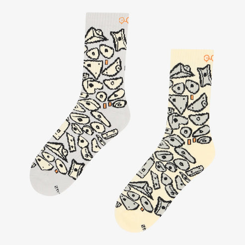 Spray Wall Socks Grey