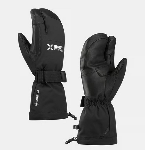 Eiger Nordwand Warm 3-Finger Glove Black