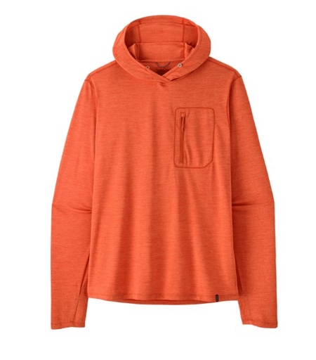 Men's Cap Cool Sun Hoody Coal Orange /Light Coal Orange 