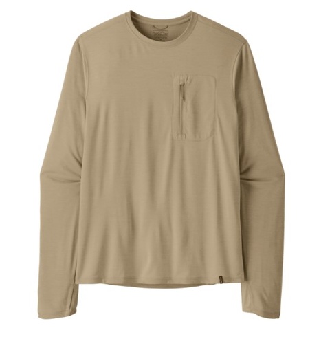 Men's L/S Cap Cool Sun Shirt Seabird Grey /Light Seabird Grey 