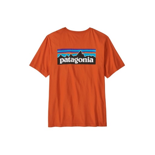Men's P-6 Logo T-Shirt Coal Orange