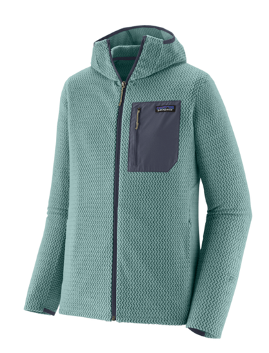 Men's R1 Air Full-Zip Hoody Blue Sage