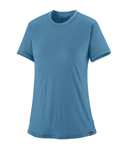 Women's Cap Cool Merino Shirt Shore Blue