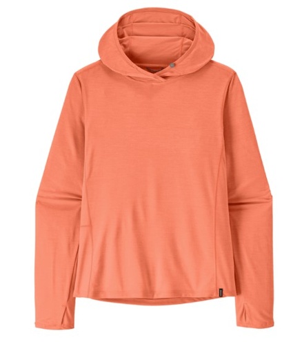 Women's Cap Cool Sun Hoody Mellow Melon/Peach Sherbet 