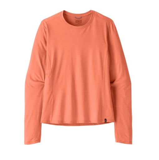 Women's L/S Cap Cool Sun Shirt Mellow Melon/Peach Sherbet 