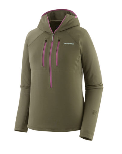 Women's R1 Ultralight Hoody Basin Green