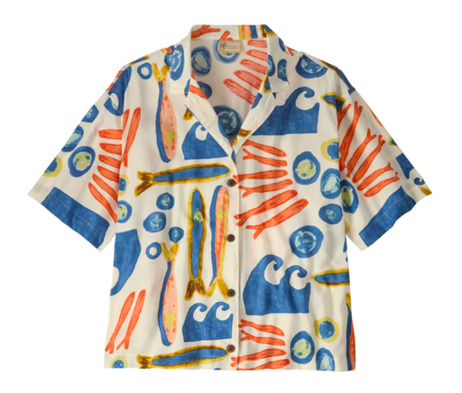 Women's Tidal Threads Shirt Sardines: Natural