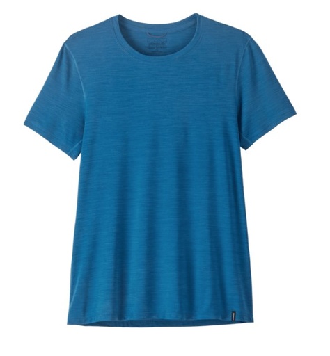 Women's Cap Cool Ultra Shirt Aquatic Blue - Light Aquatic Blue X-Dye