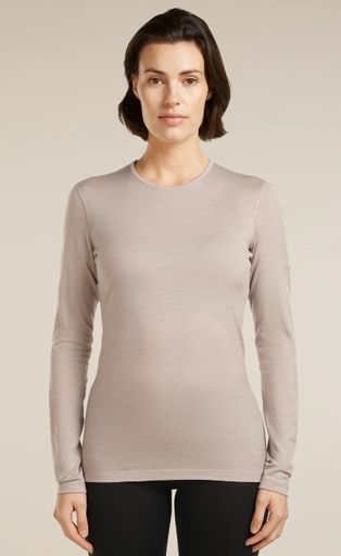 200 Oasis Long Sleeve Crewe Dames Pink Quartz