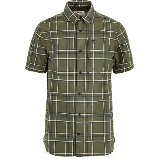 Men's Abisko Hike Shirt SS Laurel Green/Chalk White