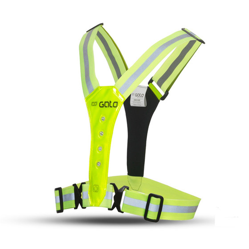 [GATO-RLLV-36] Led Safer Sport Vest Neon Yellow