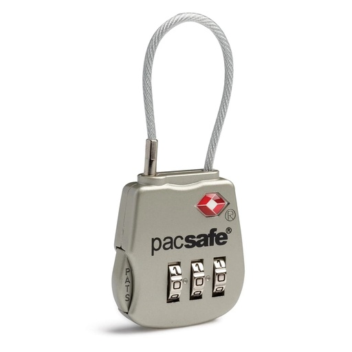 [10250705] Prosafe 800 Combination Cable Padlock Silver