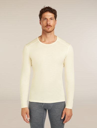 200 Oasis Long Sleeve Crewe Heren Undyed
